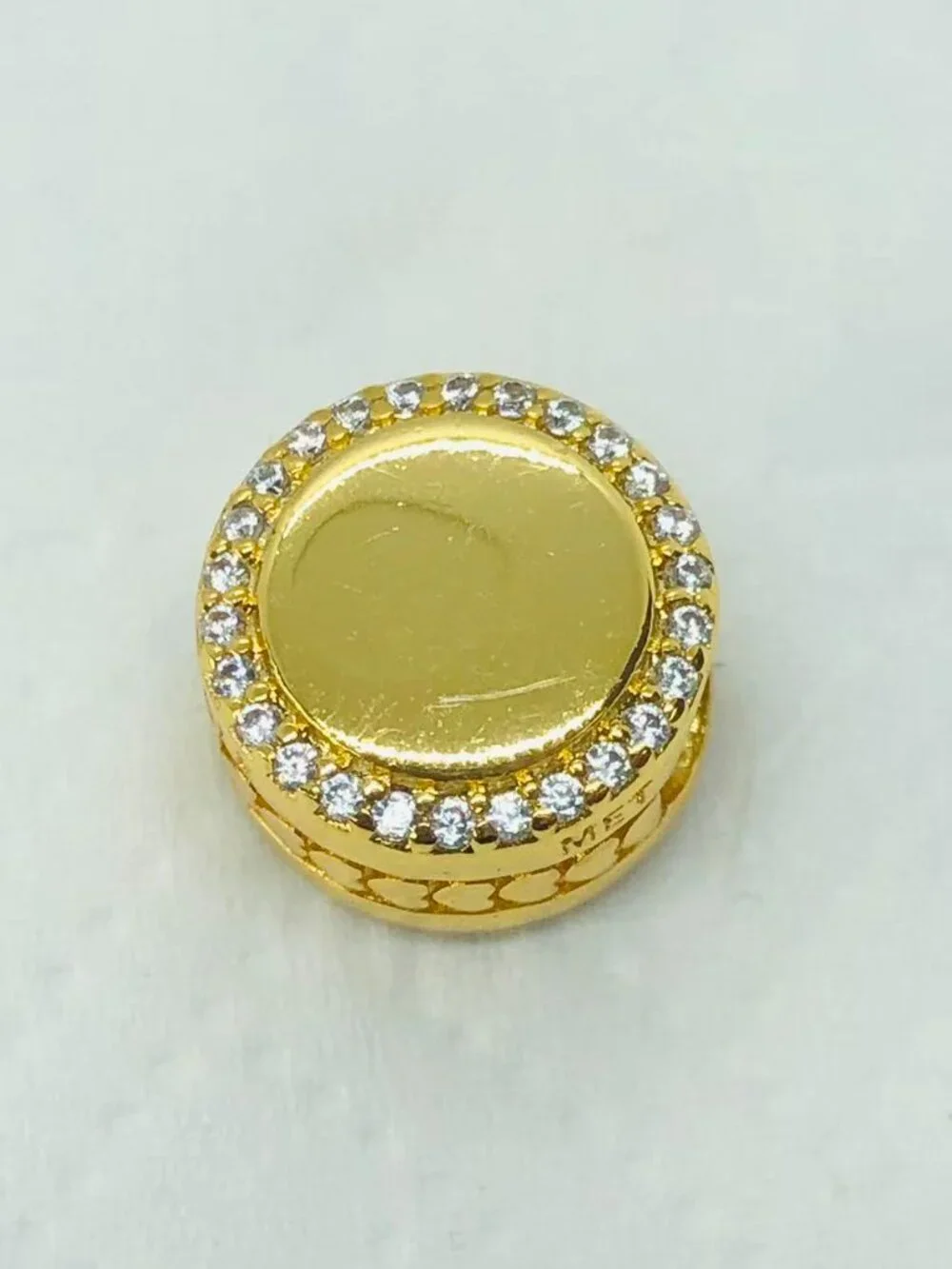 ✨ ✨Pandora Love Aunt Bead exclusive Charm Gold Plating Travel Jewelry